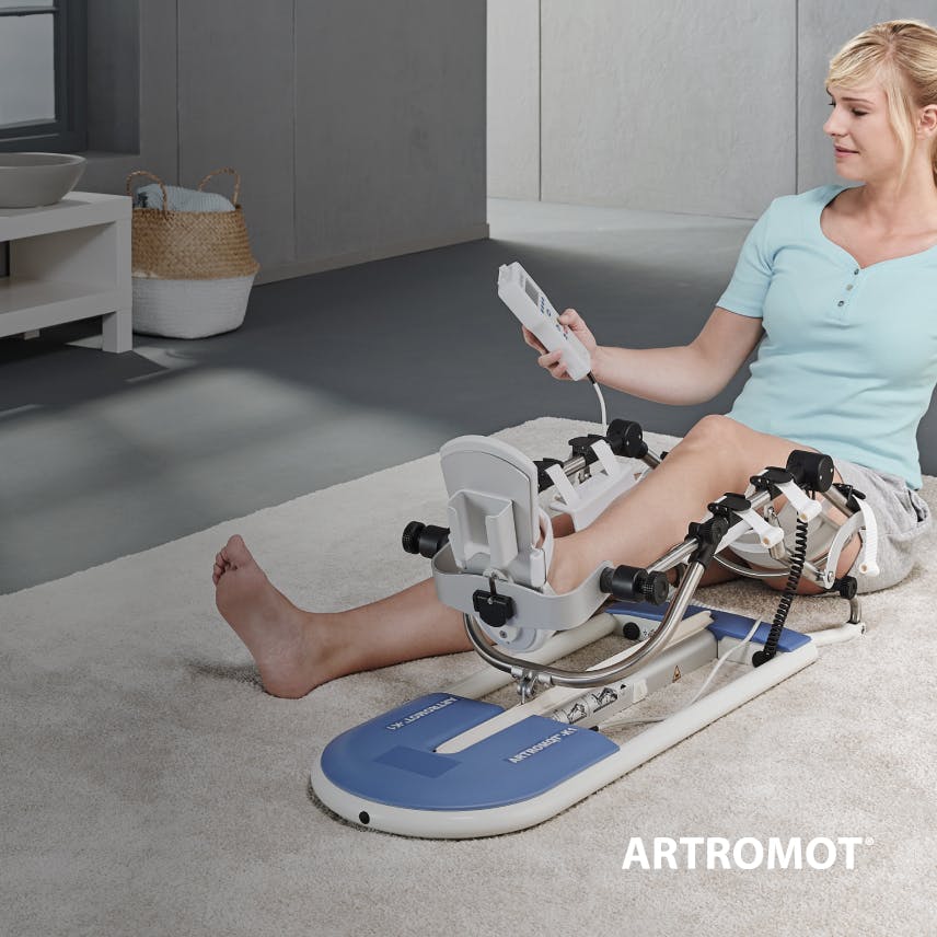 ARTROMOT®-K1 Imagebild Motorisierte Bewegungsschiene für das Knie- und Hüftgelenk