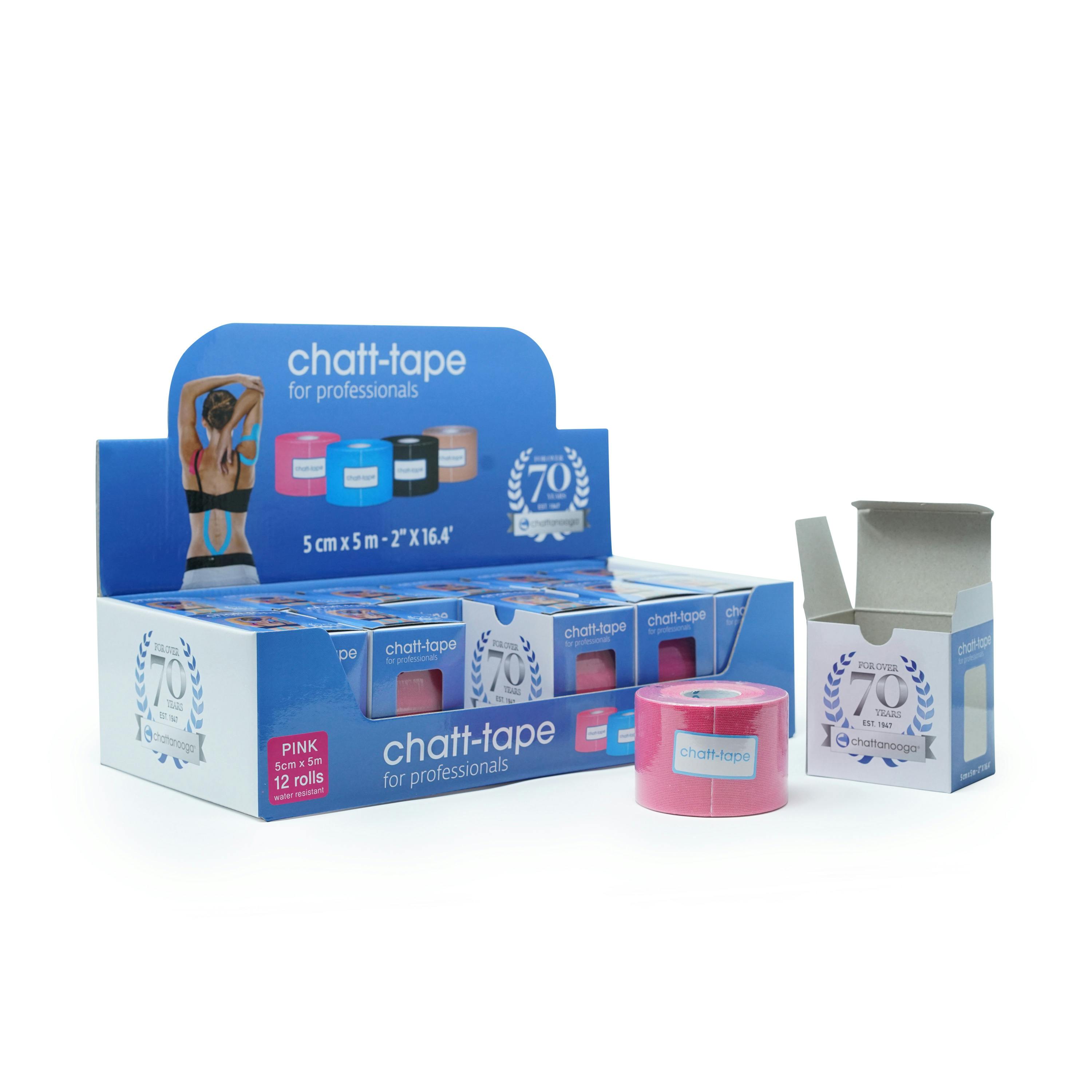 Produktbild CHATTANOOGA® Chatt-Tape Kniesiotape-Set Verpackung