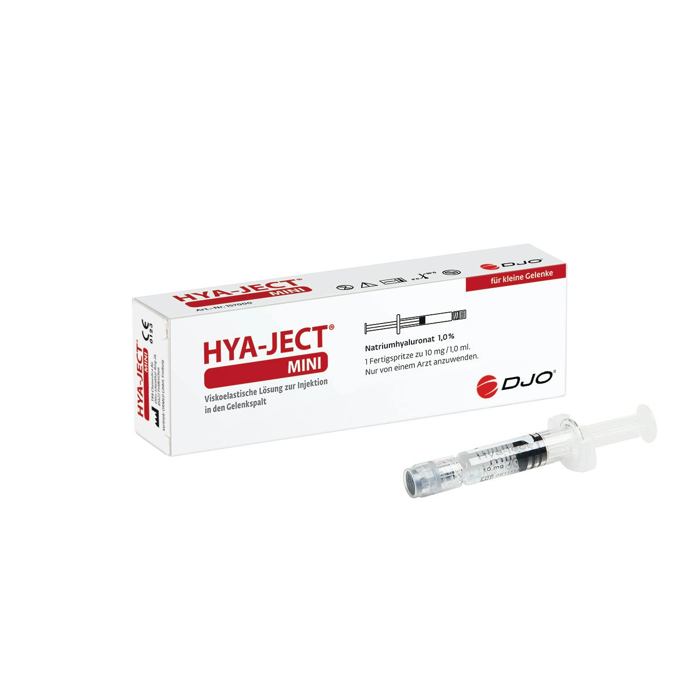 Produktbild Hyaluronsäure zur intraartikulären Arthrosebehandlung kleiner Gelenke, 1 Fertigspritze, 10mg:1ml mit Spritze