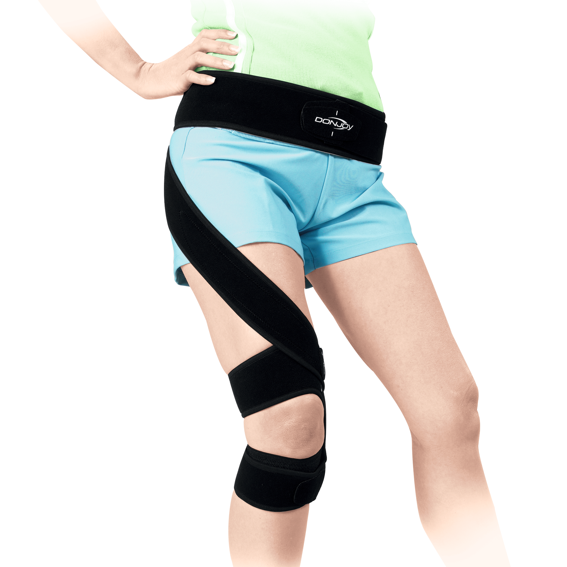 Produktbild DONJOY® S.E.R.F. Strap™, Elastischer Gurt zur Außenrotation des Beines bei pathologischer Innenrotation im Hüftgelenk (Toe-in-Position)