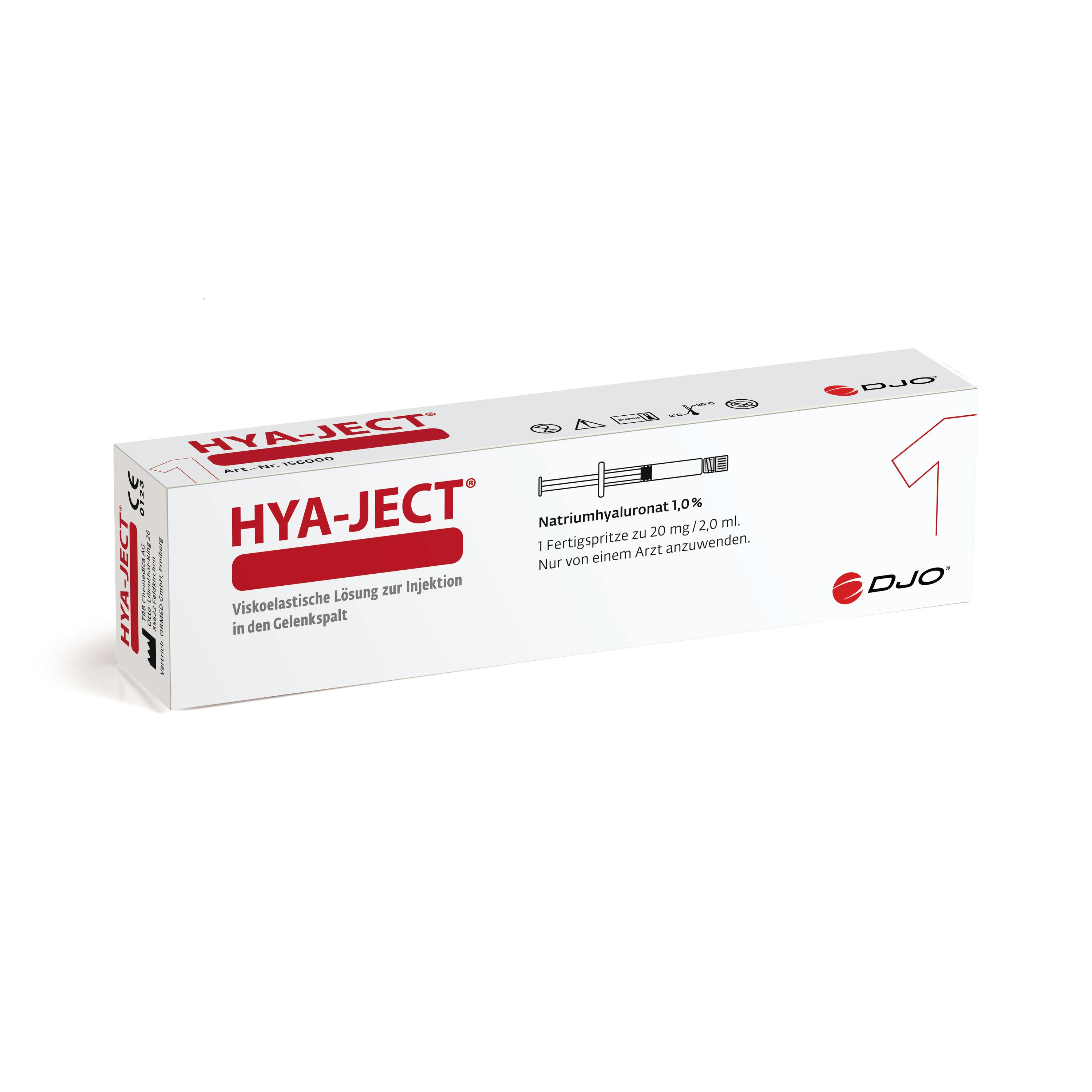 Produktbild Hyaluronsäure zur intraartikulären Arthrosebehandlung, 1 Fertigspritze, 20mg:2ml ohne Spritze